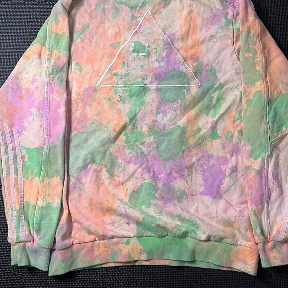Pharrell Williams X Adidas Originals Tie-Dye Crewneck Sweatshirt in Multi-Color - Picture 7 of 8
